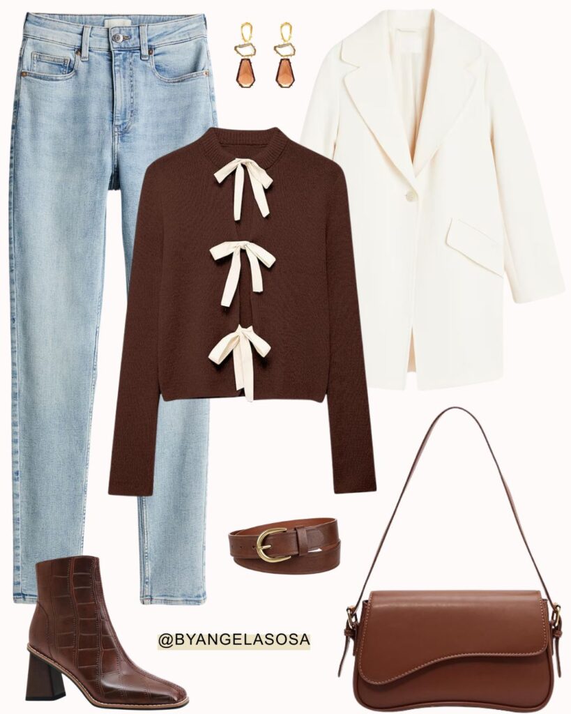 Layered Look with a Fall Cardigan