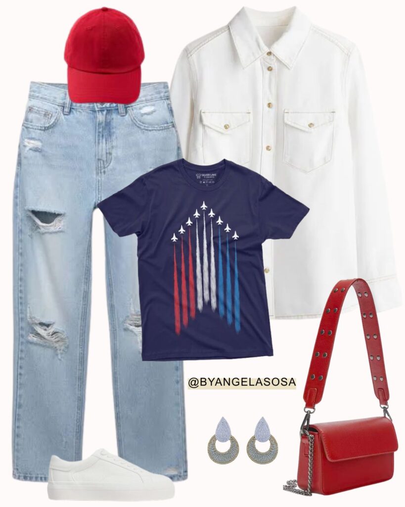 Idea de outfit para el 4 de julio