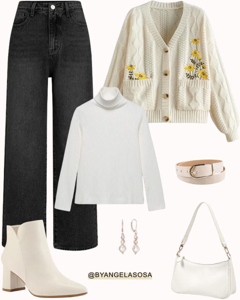 Cardigan Outfit for Cold Fall Days