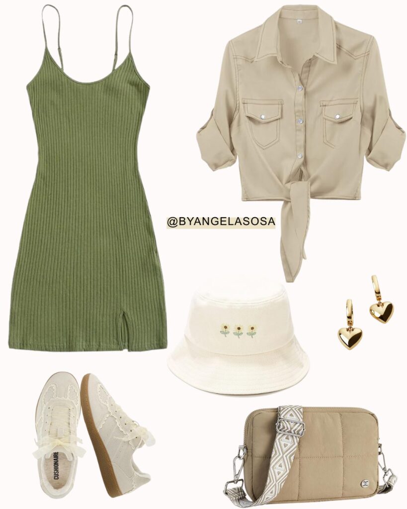 Summer dress outfit idea