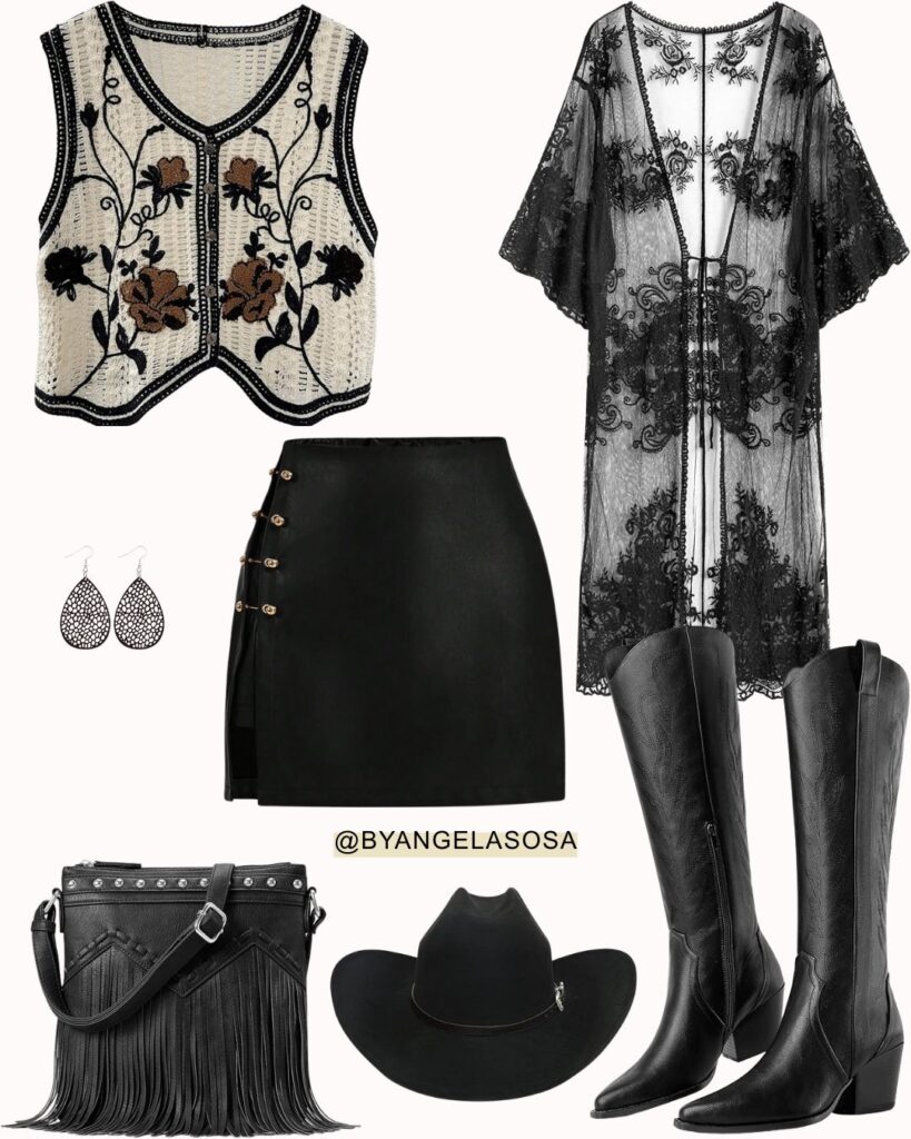 Cute and Trendy Outfit Idea for a Country Concert
