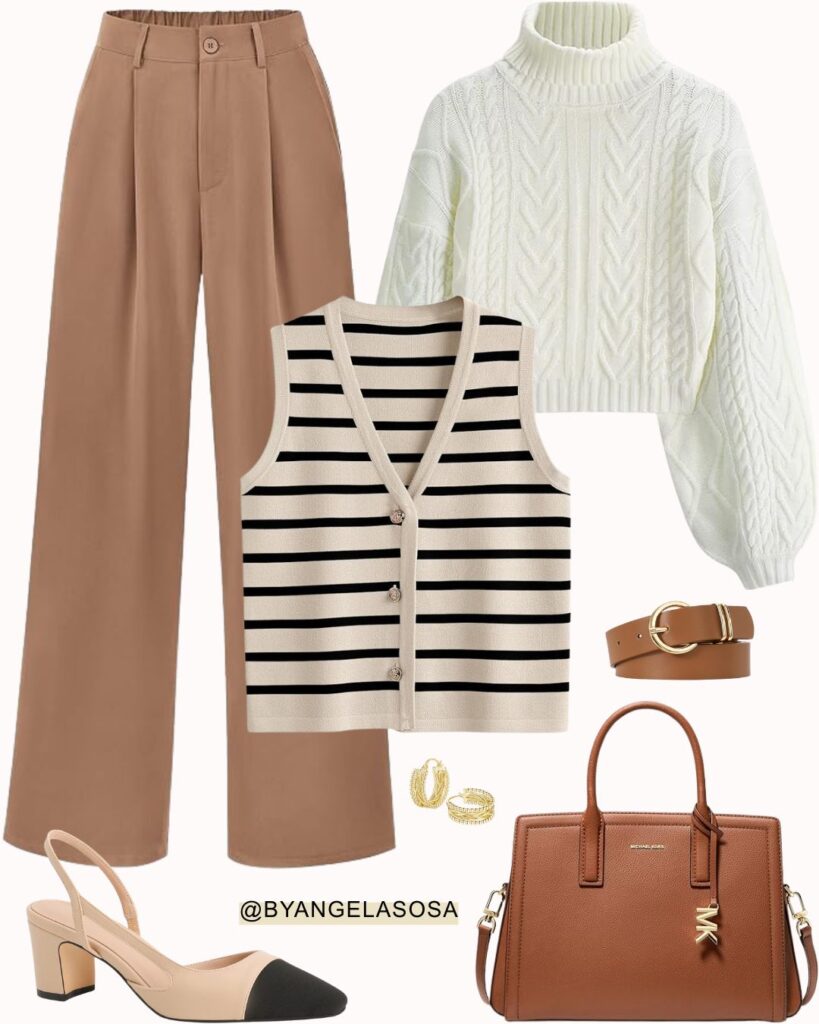 Comfortable Yet Stylish Business Casual Outfit Idea