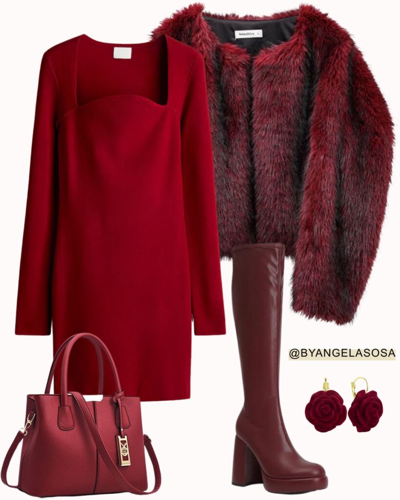 Red Look Elegant