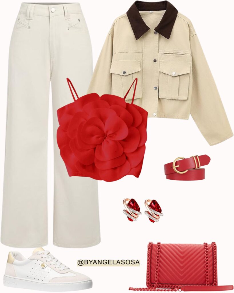Red Outfit Inspiration for a Fun and Casual Style