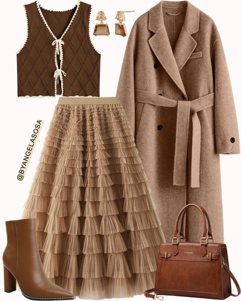 Stunning Monochromatic Fall Look