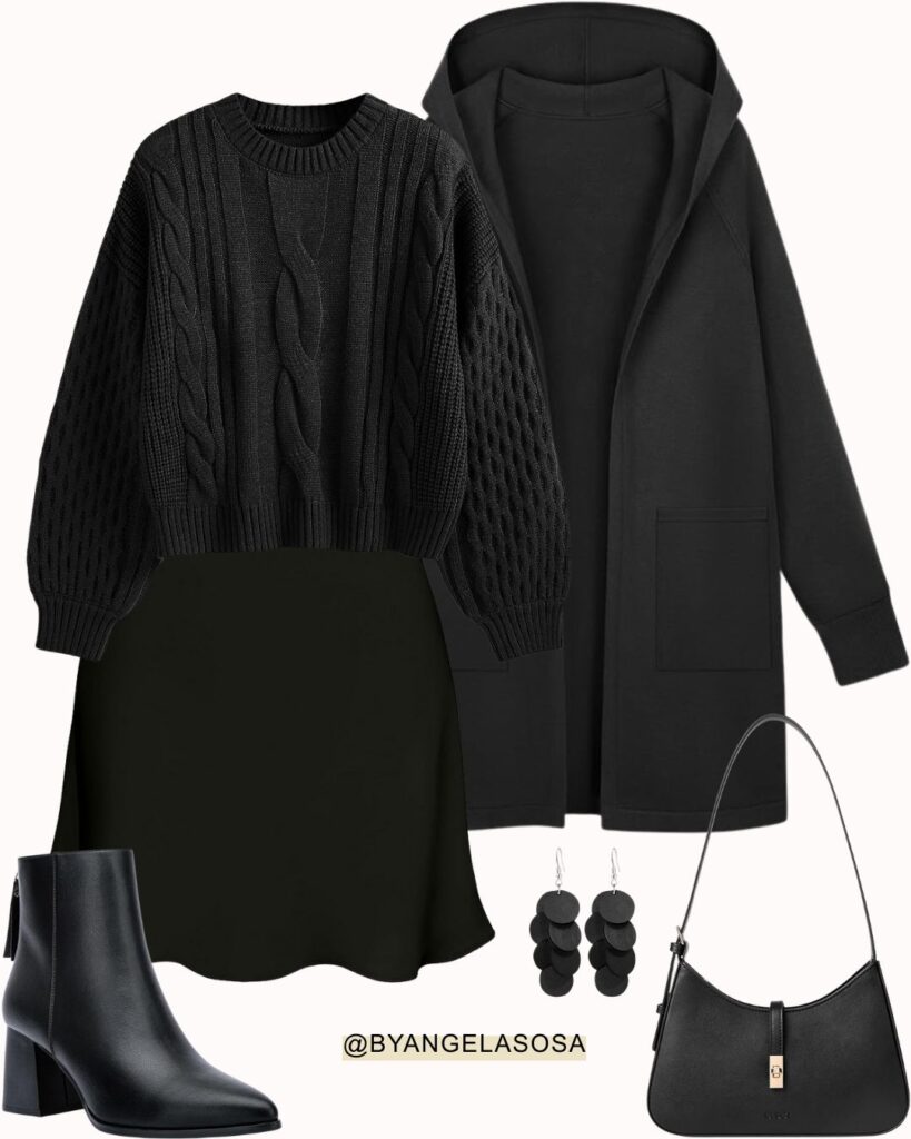 Total Black Look