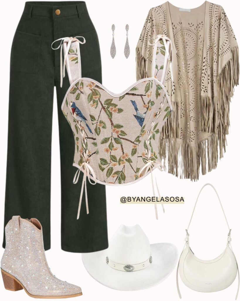 Country Chic Style Outfit Perfect for Festivals or Concerts