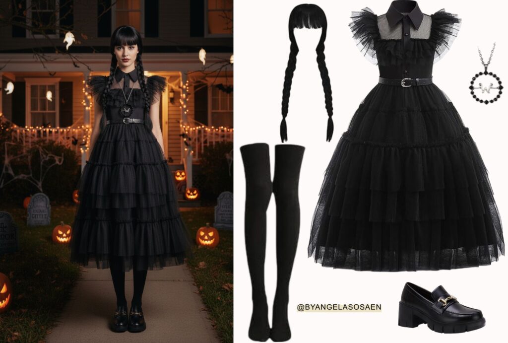 Wednesday Addams - Wednesday - Halloween costume ideas for women