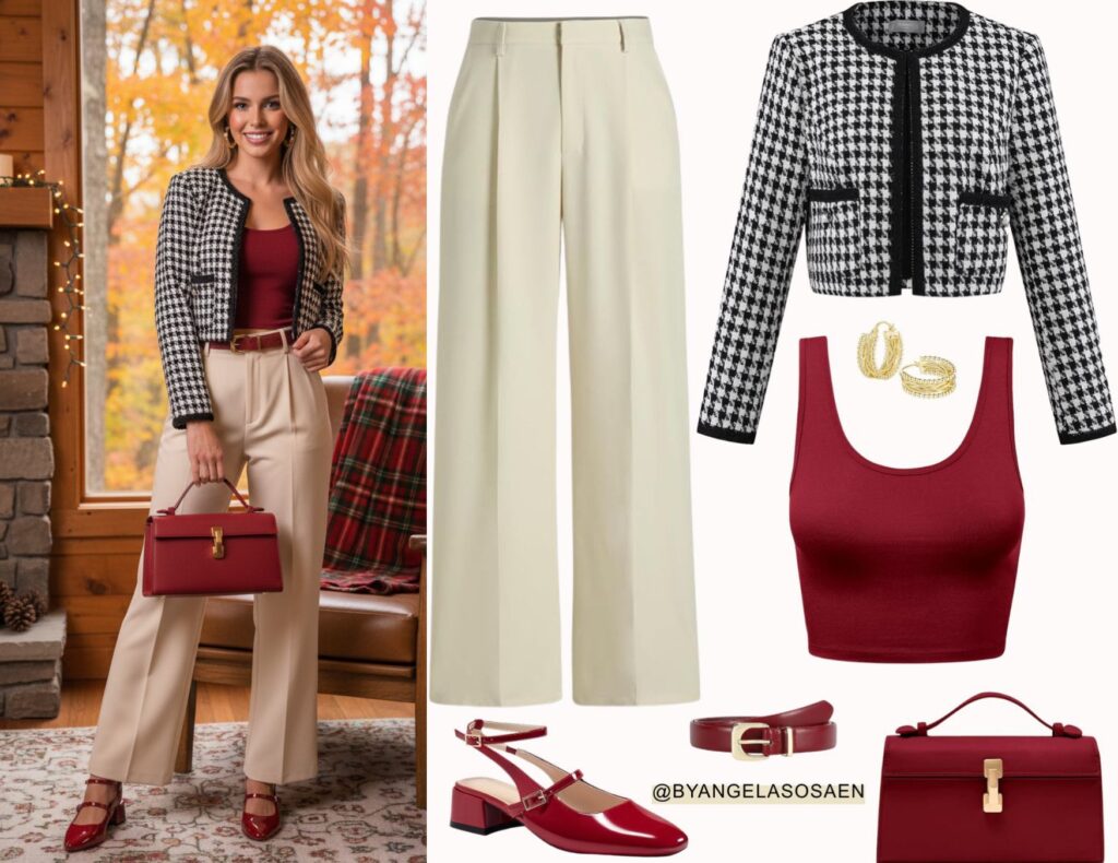 Charming Thanksgiving Outfit Idea