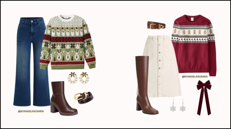 10 Ugly Christmas Sweater Outfit Ideas That Are Cozy and Stylish