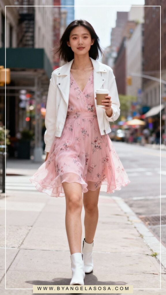 How to wear boots with dresses