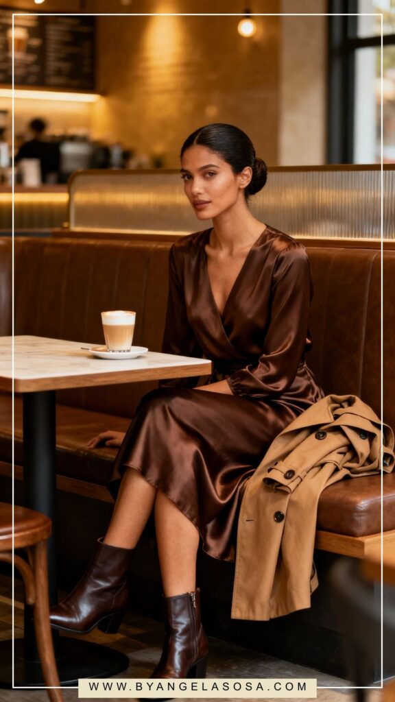 Stylish dress and boots looks