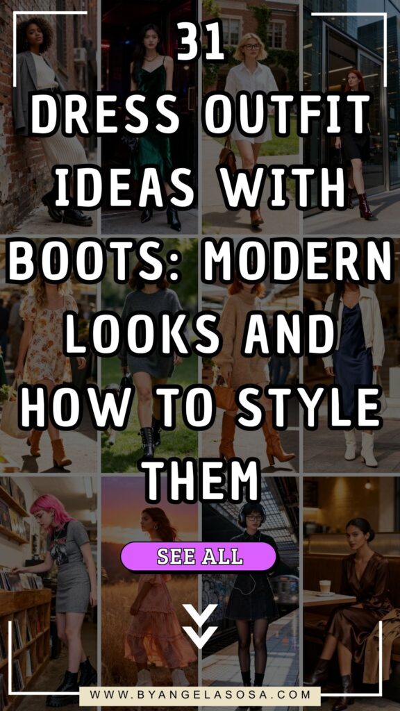 31 Dress Outfit Ideas with Boots: Modern Looks and How to Style Them