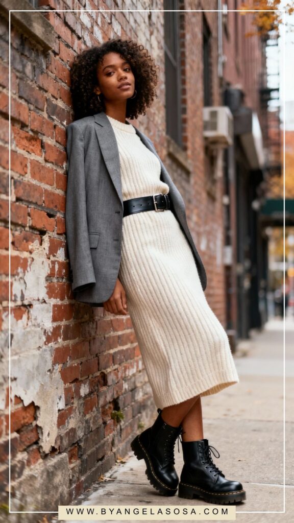 31 Dresses with Boots Outfits