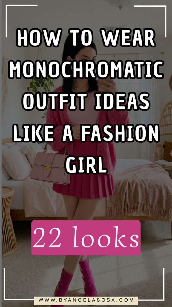 How to Wear Monochromatic Outfit Ideas Like a Fashion Girl