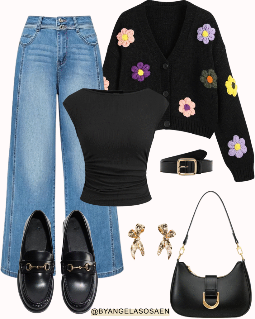 1 Base, 5 Outfits: Artistic Textures & Playful Elegance