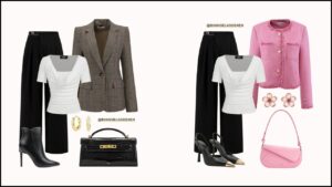 1 Base, 6 Ways How to Style Black Pants & a White Top