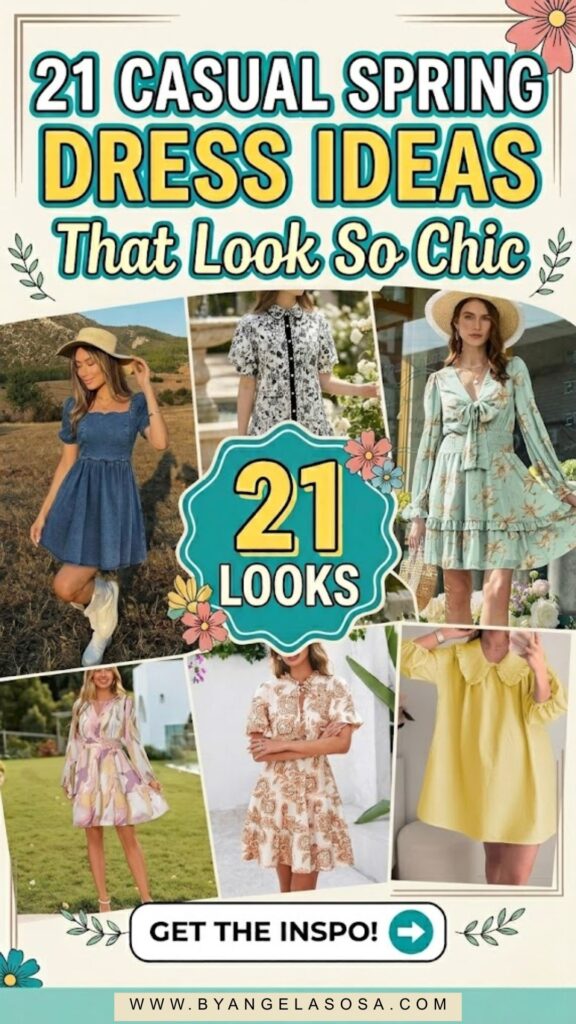 21 Casual Spring Dress Ideas That Look So Chic