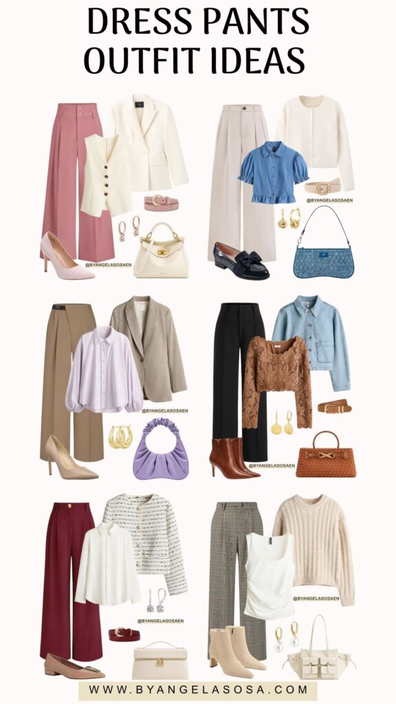 6 Dress Pants Outfit Ideas for a Chic and Polished Look