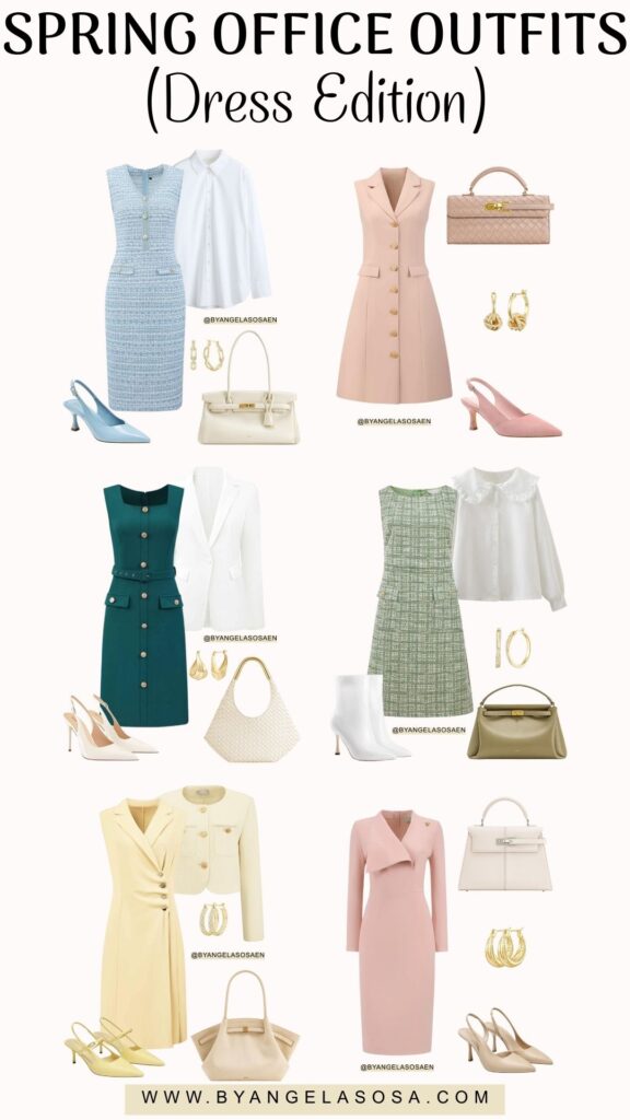 6 Versatile Spring Dress Outfits for the Office