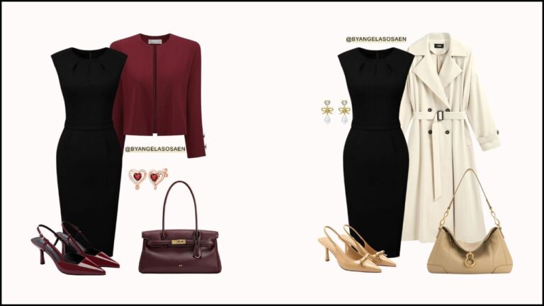 6 Ways to Style a Black Midi Dress