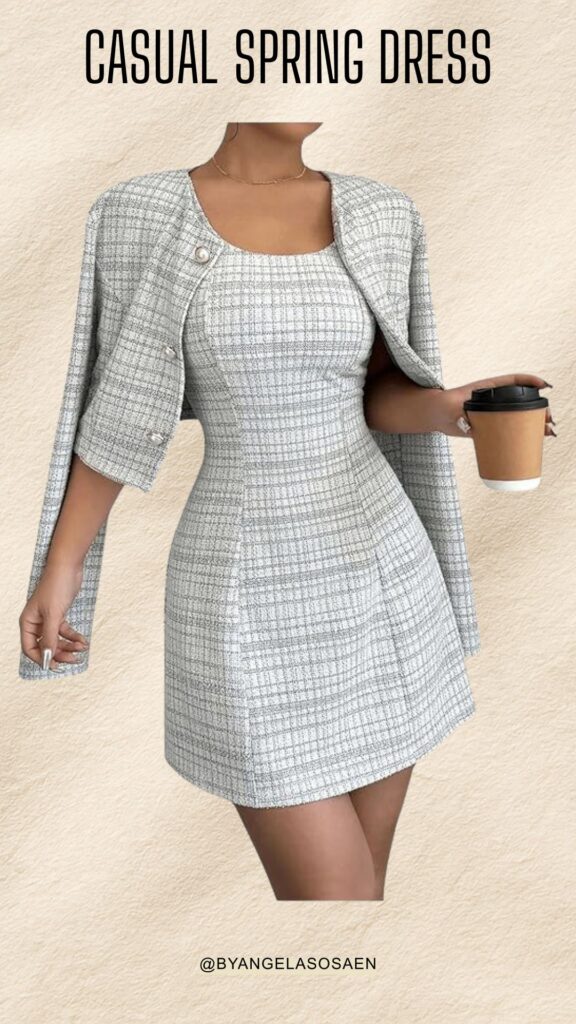 Tweed Mini Dress
