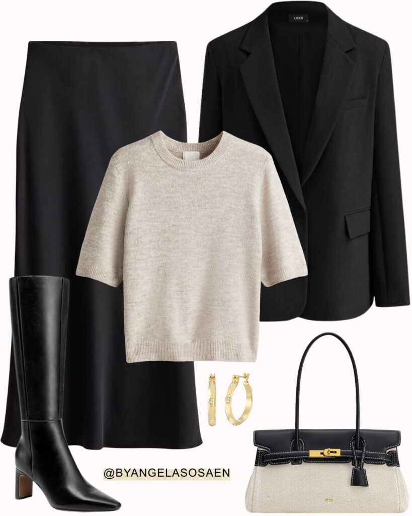 Black Blazer Outfit Idea