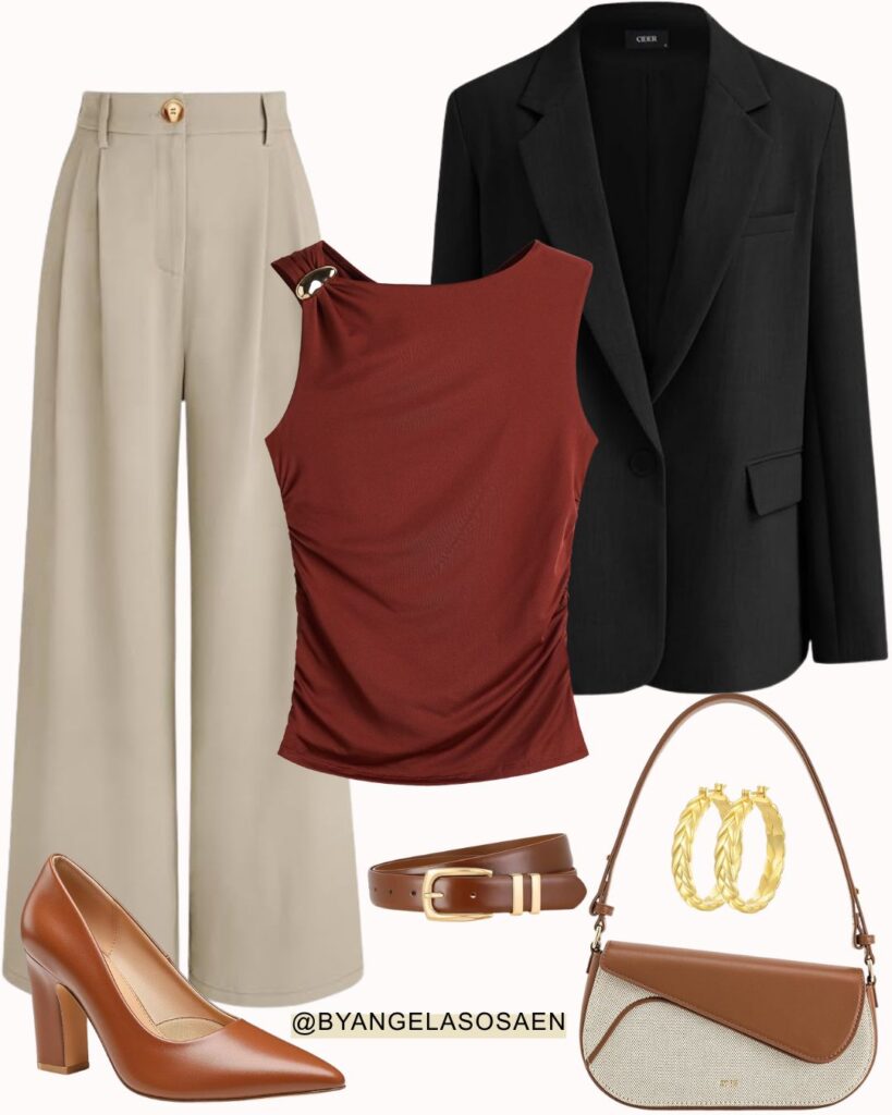 Black Blazer Outfit Idea