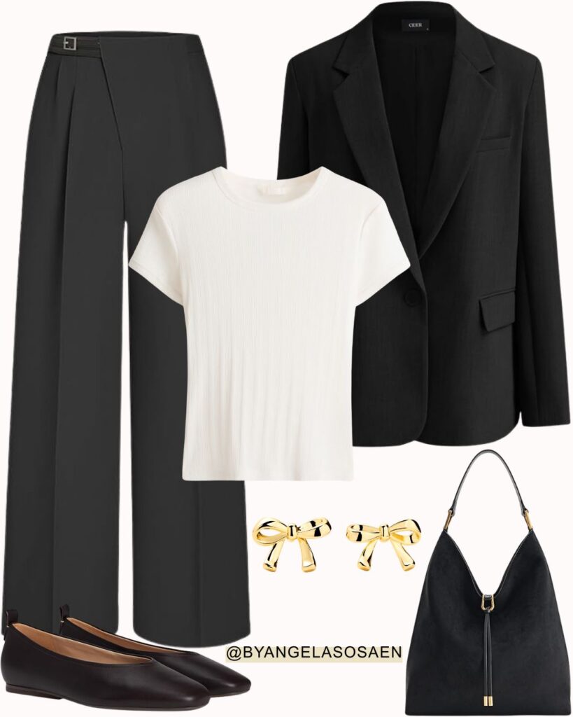 Black Blazer Outfit Idea