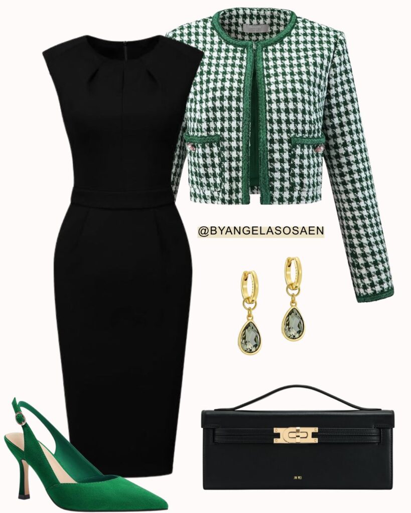 Black Dress Outfit Idea