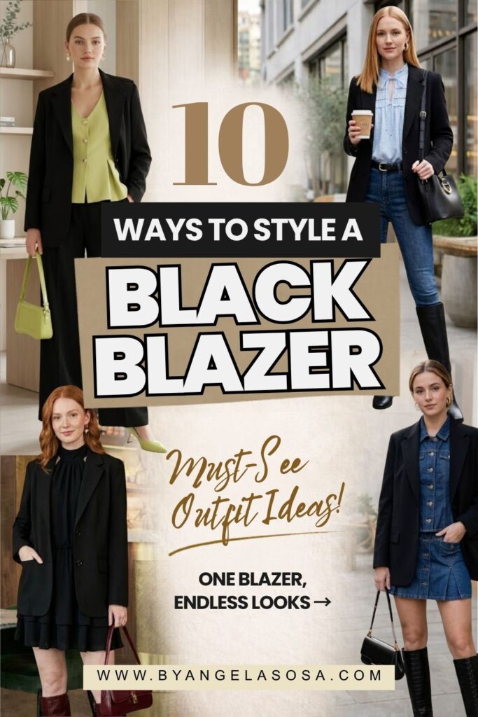 10 Ways to Style a Black Blazer Effortless Outfit Ideas for Any Occasion