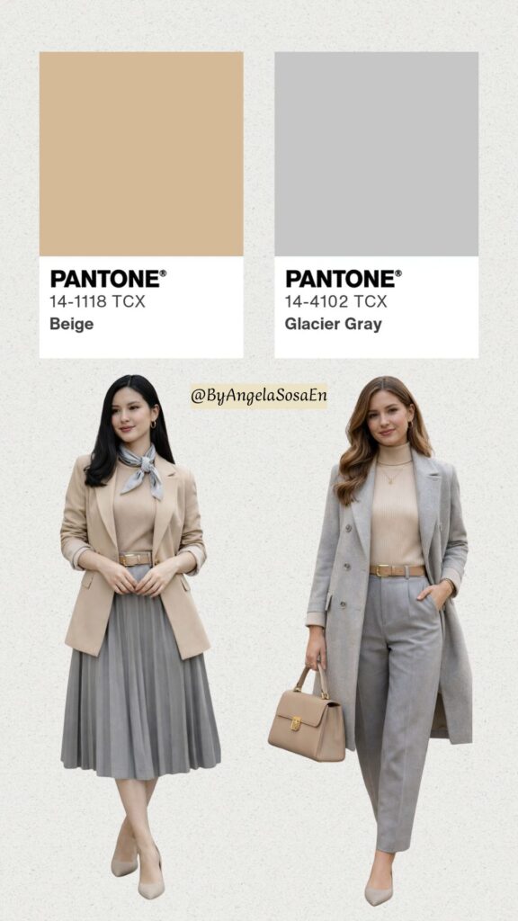 Beige + Gray